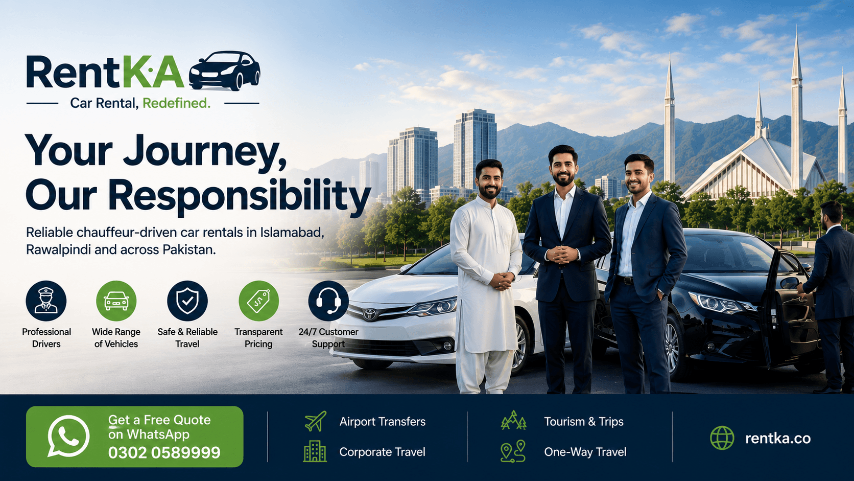 RentKA chauffeur-driven car rental and travel guides